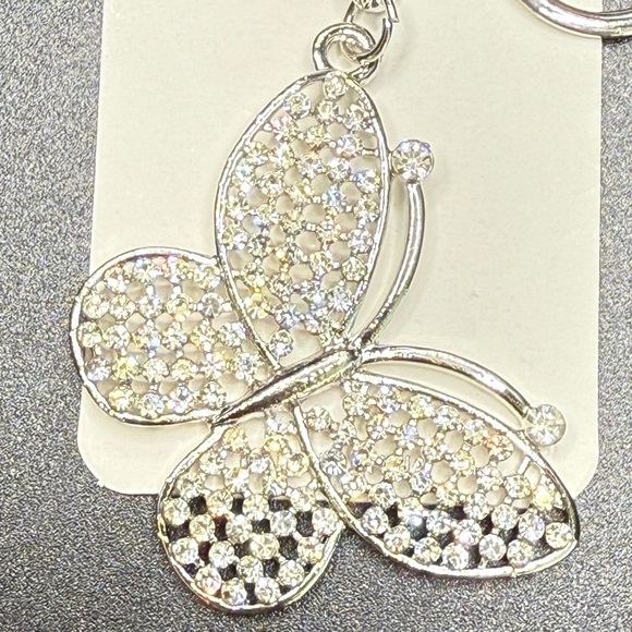 MINT - Butterfly Bag Charm or Key Chain - Picture 3 of 4